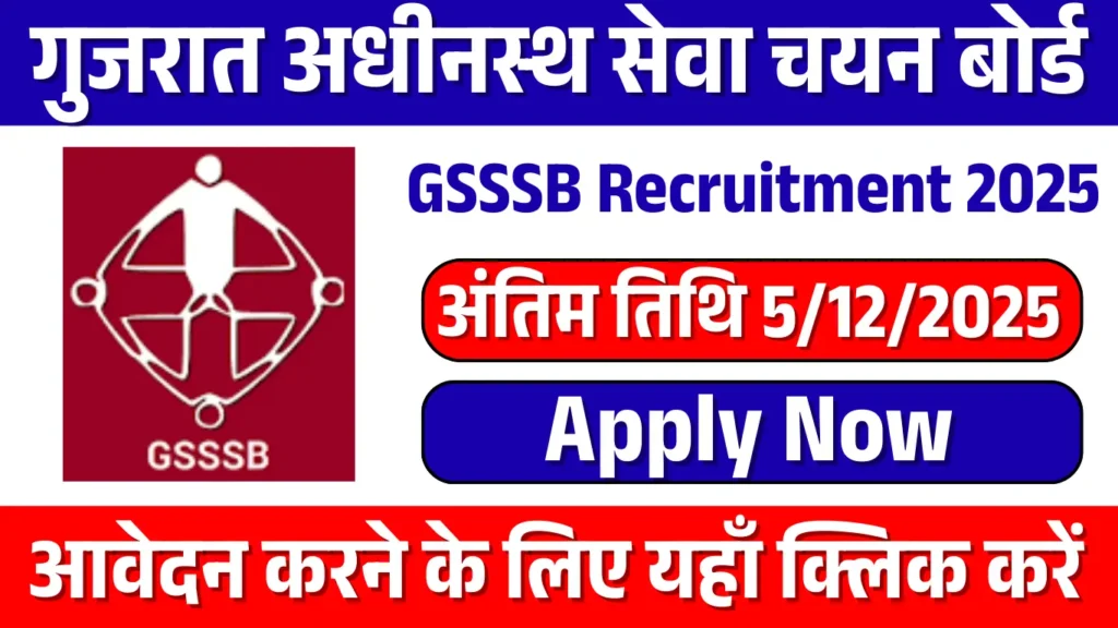 GSSSB Recruitment 2025