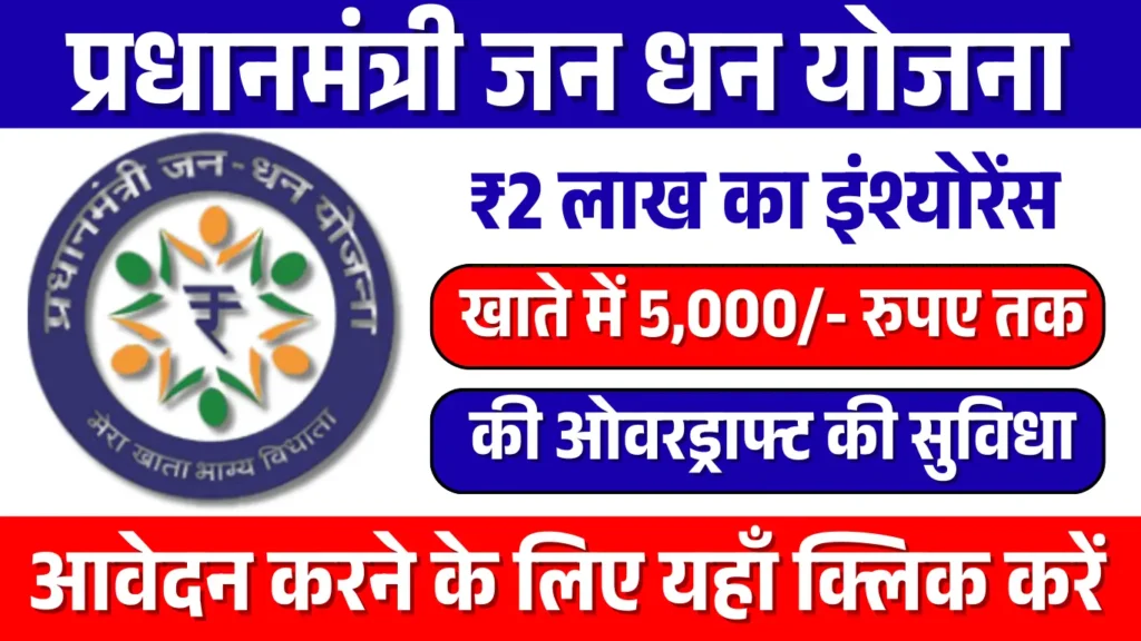PM Jan Dhan Yojana Online Apply Now