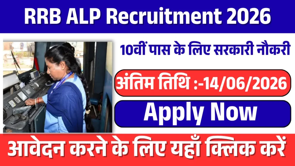 RRB ALP Recruitment 2026 for 10th Pass