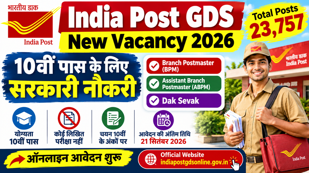 India Post GDS New Vacancy 2026