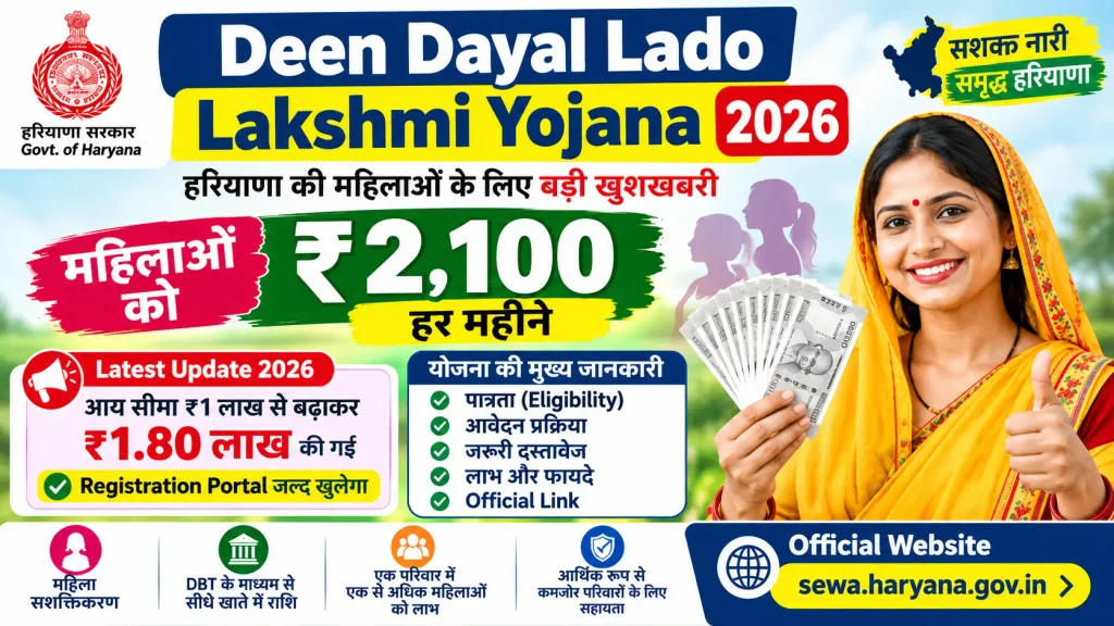 Deen Dayal Lado Lakshmi Yojana 2026