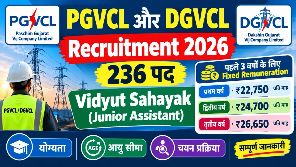 PGVCL और DGVCL Recruitment 2026