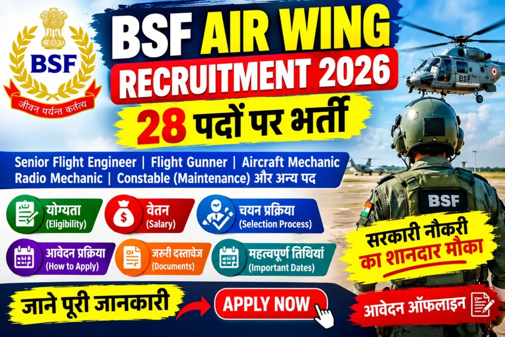 Current image: BSF Air Wing Recruitment 2026